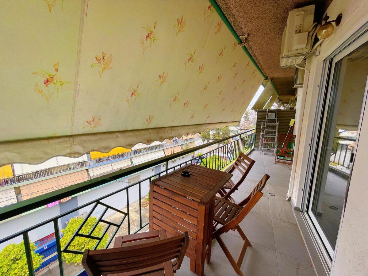 Wsd Hera Luxury Stylish 2Bd Apt With City View Balcony Near Merto Athens Ngoại thất bức ảnh