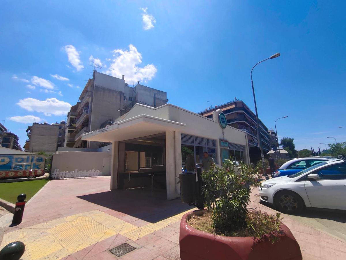 Wsd Hera Luxury Stylish 2Bd Apt With City View Balcony Near Merto Athens Ngoại thất bức ảnh